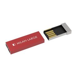 Clé USB Milan Large 3.0 (Rouge), 128 GB Premium
