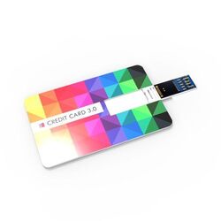 Clé USB Credit Card 3.0, 128 GB Premium