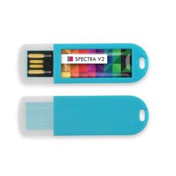 Clé USB Spectra V2 (Bleu clair), 64 GB Premium
