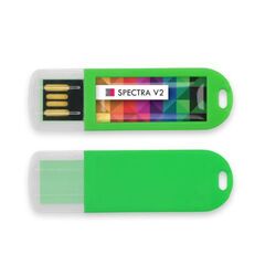Clé USB Spectra V2 (Vert), 16 GB Premium