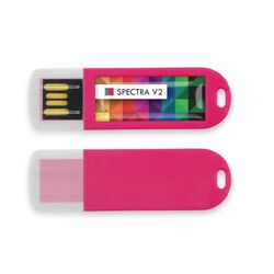 Clé USB Spectra V2 (Fuchsia), 64 GB Premium