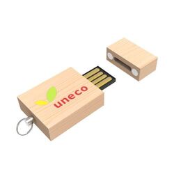 Clé USB Eco Wood, 128 GB Premium