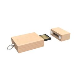 Clé USB Eco Wood, 128 GB Premium