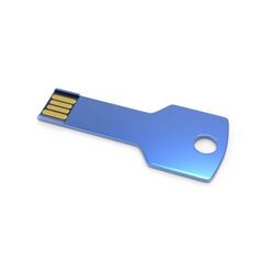 Clé USB Alu Key (Bleu), 4 GB Basic