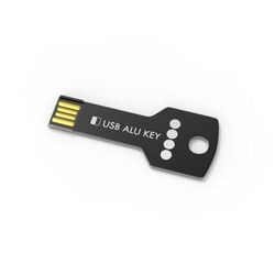 Clé USB Alu Key (Noir), 2 GB Basic