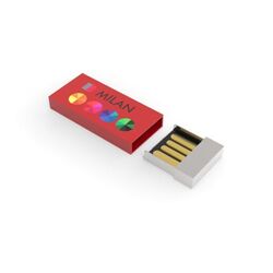 Clé USB Milan (Rouge), 4 GB Premium