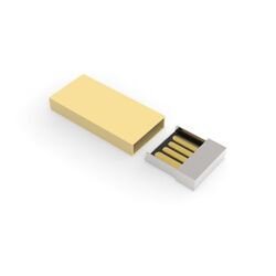 Clé USB Milan (Or), 4 GB Basic