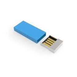 Clé USB Milan (Bleu cobalt), 128 GB Premium