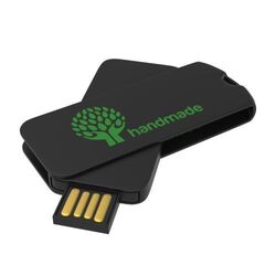 Clé USB Smart Twister Large (Noir), 8GB Basic