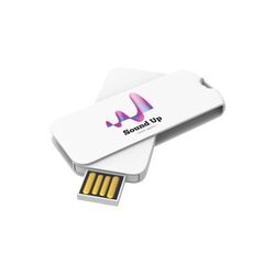 Clé USB Smart Twister (Blanc), 8 GB Premium