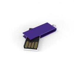 Clé USB Micro Twist (Violet), 64 GB Premium