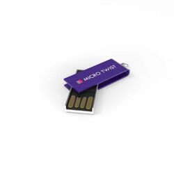 Clé USB Micro Twist (Violet), 8 GB Basic