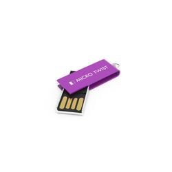 Clé USB Micro Twist (Fuchsia), 2 GB Basic