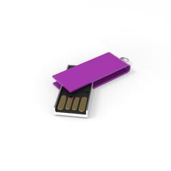 Clé USB Micro Twist (Fuchsia), 2 GB Basic
