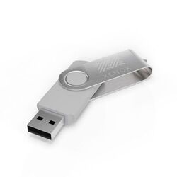 Clé USB Twister (Blanc), 8 GB Basic