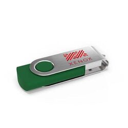 Clé USB Twister (Vert), 4 GB Basic