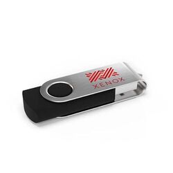 Clé USB Twister (Noir), 4 GB Basic