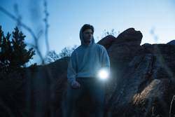 Lampe 5W en plastique recyclé RCS et bambou Lucid