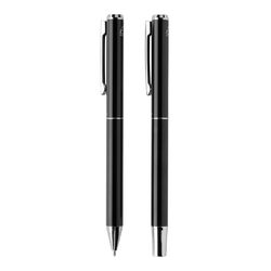 Set de stylos en aluminium recyclé RCS Swiss Peak Cedar