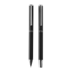 Set de stylos en aluminium recyclé RCS Swiss Peak Cedar