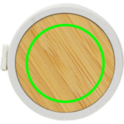 Mètre ruban de tailleur en plastique recyclé RCS et bambou