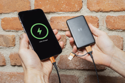 Powerbank 5000mAh avec induction 5W en plastique recyclé RCS