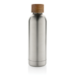 Bouteille iso en acier inoxydable recyclé certifiée RCS Wood