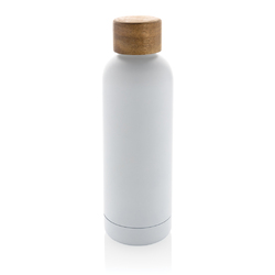Bouteille iso en acier inoxydable recyclé certifiée RCS Wood