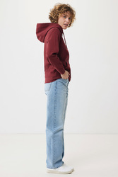 Sweat à capuche avec zip en coton recyclé Iqoniq Abisko