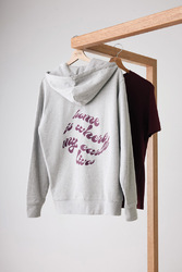 Sweat à capuche avec zip en coton recyclé Iqoniq Abisko