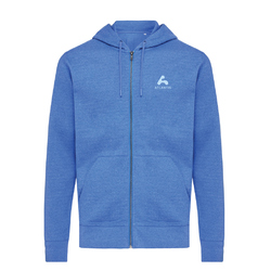 Sweat à capuche avec zip en coton recyclé Iqoniq Abisko