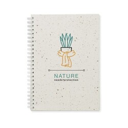 SEED RING Carnet A5 couv. papier semence