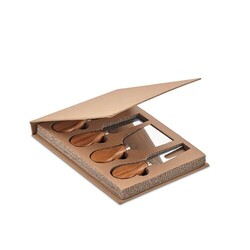 QUATTRO Set de 4 couteaux à fromage