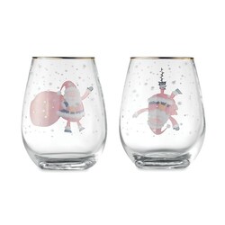 NOEL Set de 2 verres Noël