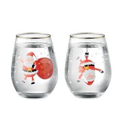NOEL Set de 2 verres Noël