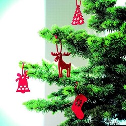 ROUGE 6 décoration en feutre