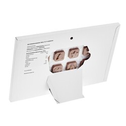 Calendrier de l'Avent à poser impression personnalisée, Callebaut chocolat au lait calendrier