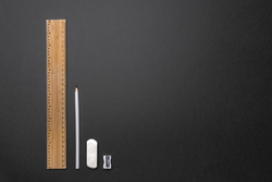 Règle 30cm épaisse et double face en bambou Timberson