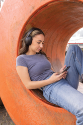 Casque audio ANC en plastique recyclé RCS Urban V Cupertino