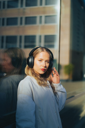 Casque audio ANC en plastique recyclé RCS Urban V Cupertino