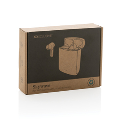 Ecouteurs solaires en plastique recyclé RCS Skywave