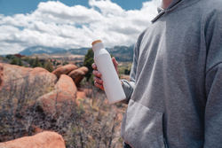 Bouteille iso en acier inoxydable recyclé certifiée RCS Gaia