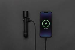 Lampe torche 10W rechargeable par USB en alu RCS Gear X