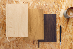 Cahier A5 imprimé bois Kavana