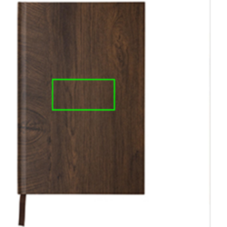 Cahier A5 imprimé bois Kavana