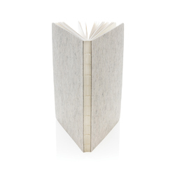 Cahier A5 en feutre recyclé certifié GRS Phrase