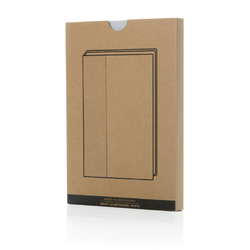 Carnet A5 en Kraft et rPET certifié GRS Words