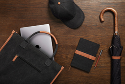 VINGA Sacoche ordinateur en toile recyclée RCS Bosler