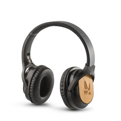 GOULD. Casque sans fil pliable avec autonomie de 4 heures en bambou et ABS