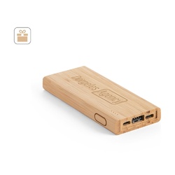 KOHN. Power bank 5 000 mAh en bambou